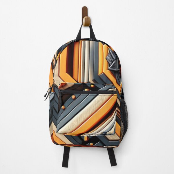 Item preview,   Futuristic Geometric In Orange, Black And Grey Artwork designed and sold by mymagicstoreus.