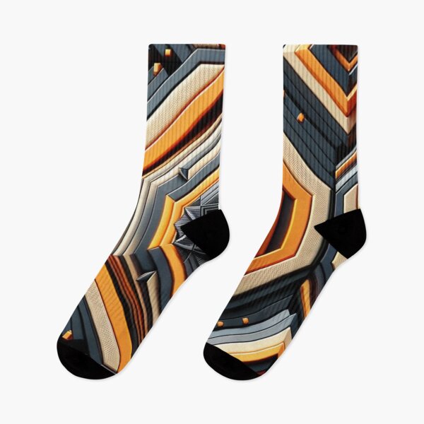 Item preview,   Futuristic Geometric In Orange, Black And Grey Artwork designed and sold by mymagicstoreus.