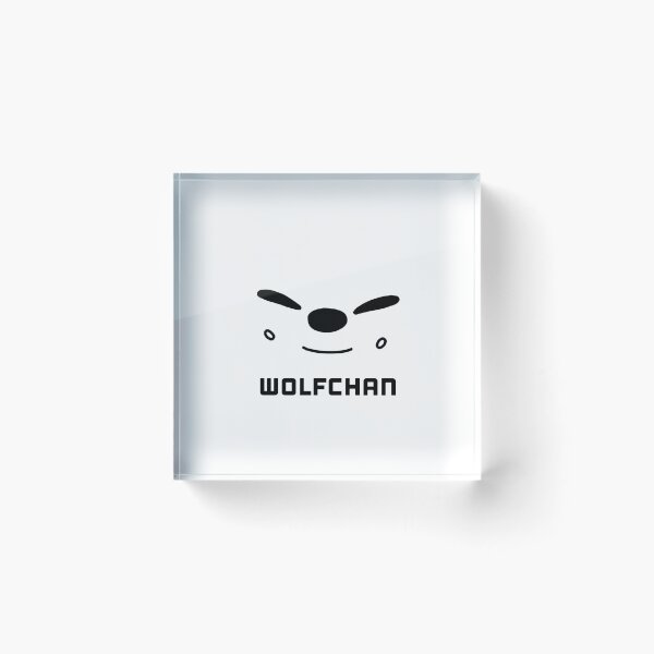 Item preview, Stray Kids - Skzoo Wolfchan Face with Name [BLACK OUTLINE] designed and sold by itsaiaaa.