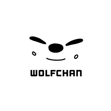 Stray Kids - Skzoo Wolfchan Face with Name [BLACK OUTLINE