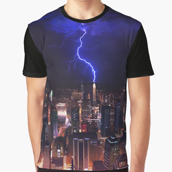 Item preview, Big city at night designed and sold by JazMeridart.