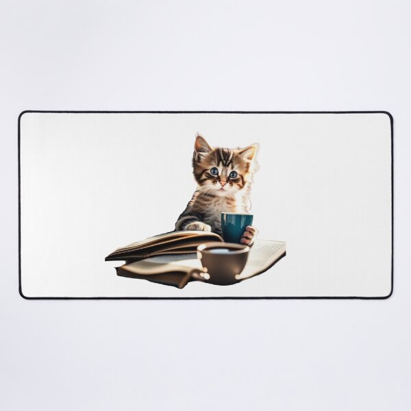 Item preview, Cat With Book Cute Cat Reading Book Funny Gifts For Cat Lovers Funny Gifts For Book Lovers  designed and sold by MatthewViews.