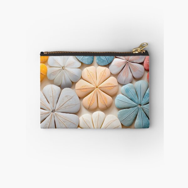 Item preview, Colorful sand dollar collage print designed and sold by dcrc.