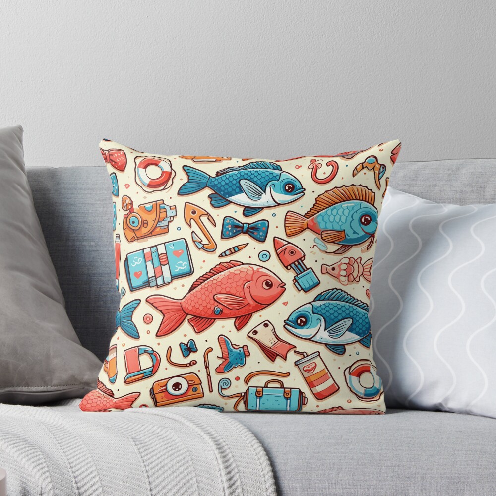 Item preview, Throw Pillow designed and sold by Designowner.