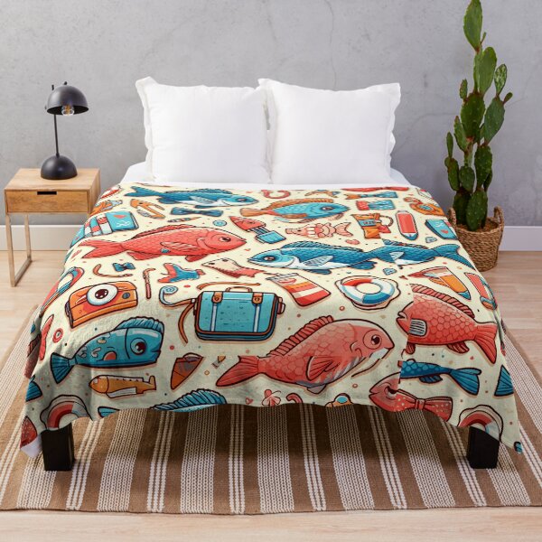 Item preview, Preppy Fish Pattern designed and sold by Designowner.