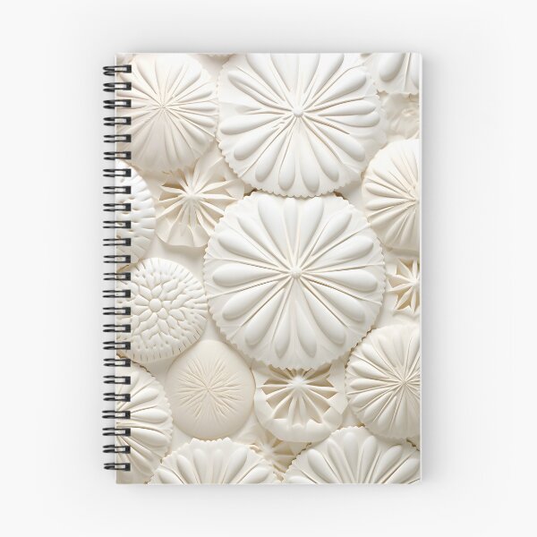 Item preview, White sand dollar collage print designed and sold by dcrc.