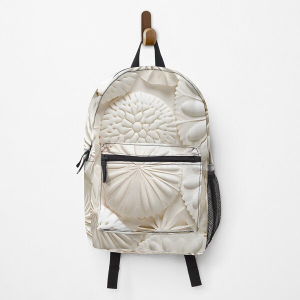 Item preview, White sand dollar collage print designed and sold by dcrc.
