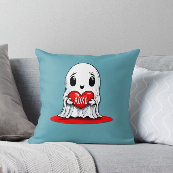 Item preview, XOXO Hugs & Kisses Ghost Valentines Day designed and sold by TrueWorth.