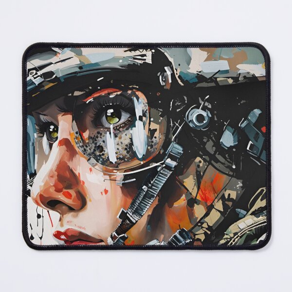 Item preview, Female Soldier Portrait designed and sold by 3dvirtualand.