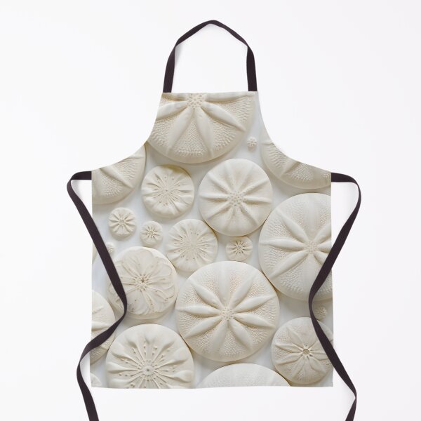 Item preview, white sand dollar collage print designed and sold by dcrc.