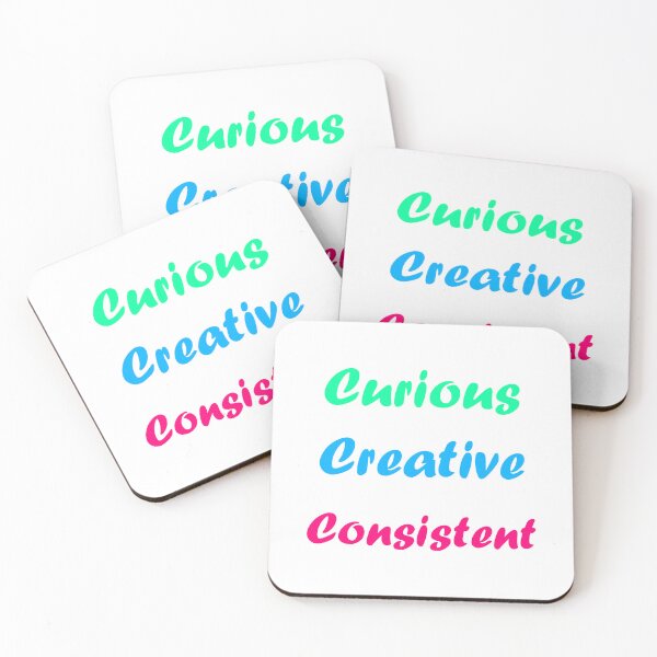 Item preview, Curious Creative and Consistent designed and sold by Corbitron.