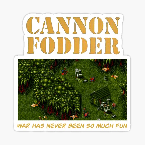 Item preview, Cannon fodder classic Amiga game war designed and sold by differenttings.