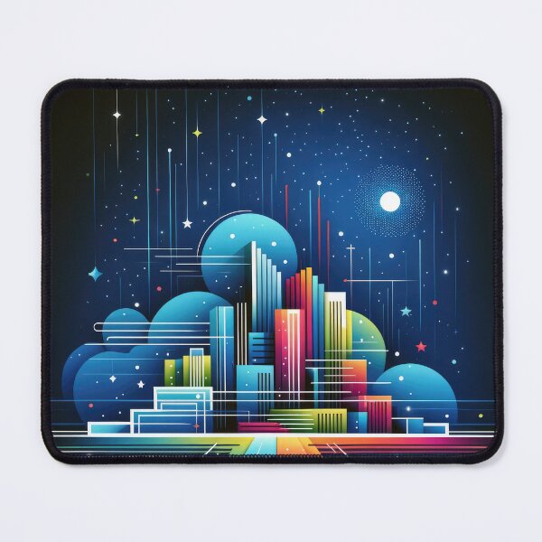Item preview, Vibrant Future Cityscape Dreams designed and sold by SunkenCost.