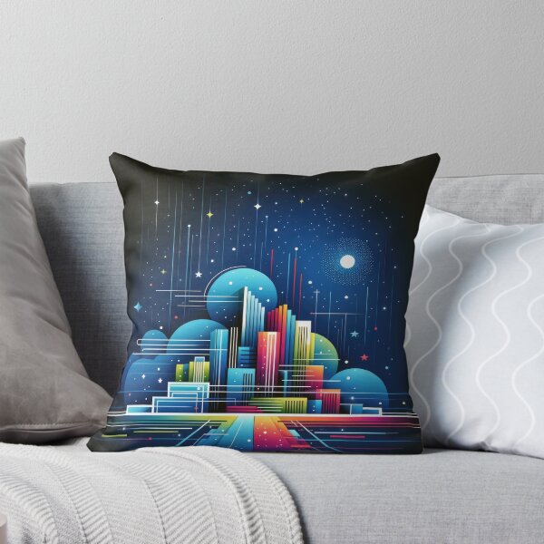 Item preview, Vibrant Future Cityscape Dreams designed and sold by SunkenCost.