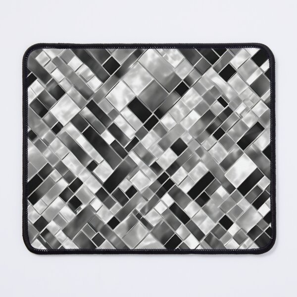 Item preview, Abstract Black and White Mirror Mosaic Pattern designed and sold by calibrit.