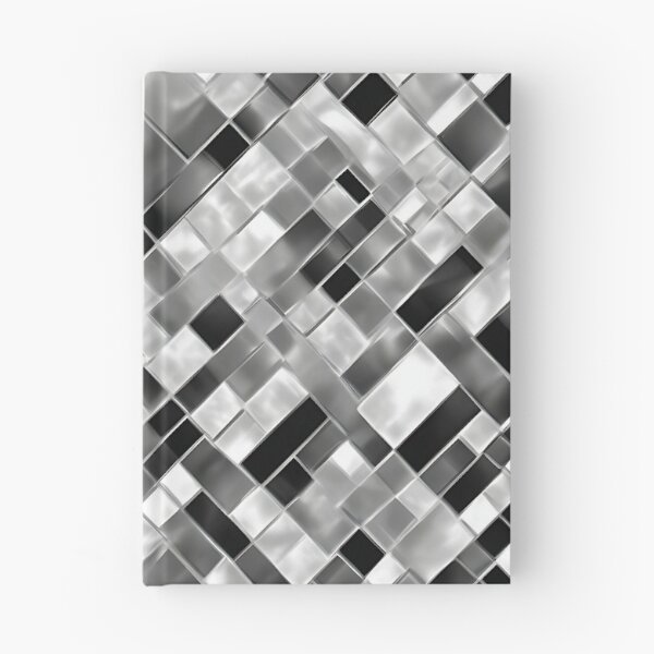 Item preview, Abstract Black and White Mirror Mosaic Pattern designed and sold by calibrit.