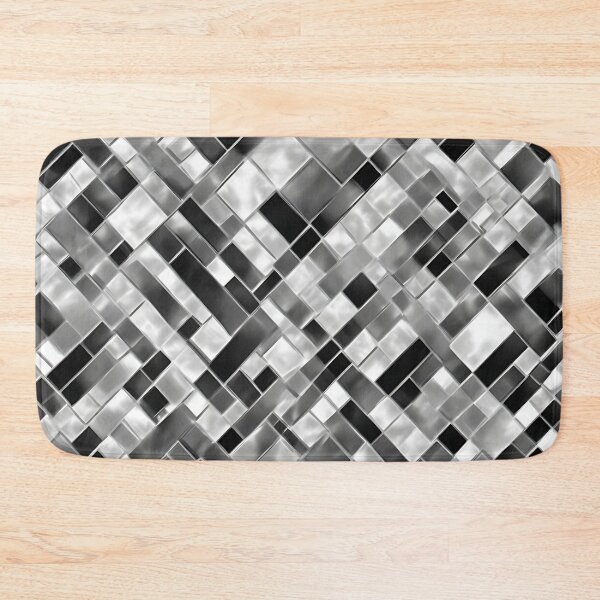 Item preview, Abstract Black and White Mirror Mosaic Pattern designed and sold by calibrit.