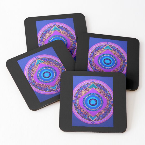 Aperçu de l'œuvre Cercle violet bleu créée et vendue par UZRWRLD .