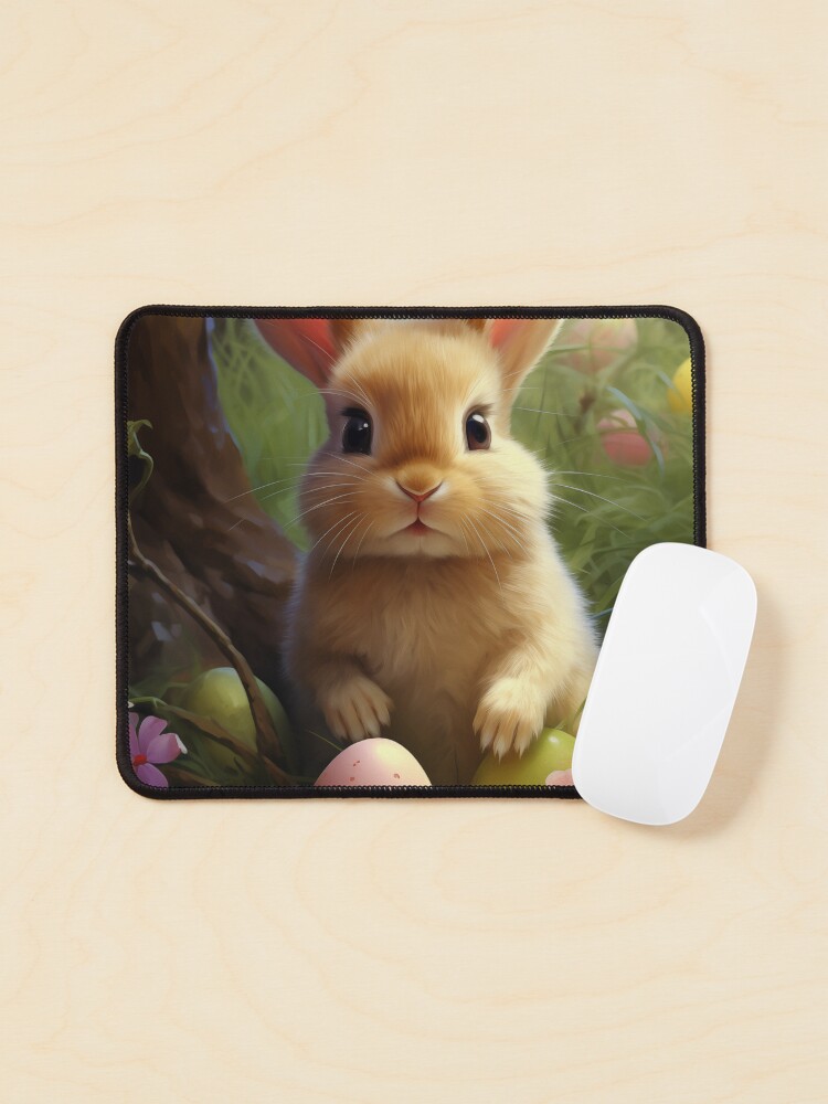 Thumbnail 1 of 5, Mouse Pad, Easter Rabbit designed and sold by MonsterDelights.
