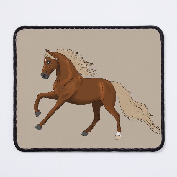 Item preview, Cantering Chestnut Horse with Flaxen Mane and Tail designed and sold by DappledMoon.
