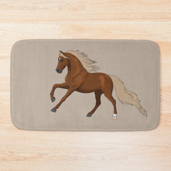 Item preview, Cantering Chestnut Horse with Flaxen Mane and Tail designed and sold by DappledMoon.