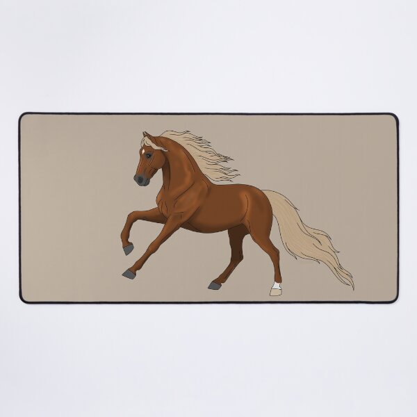 Item preview, Cantering Chestnut Horse with Flaxen Mane and Tail designed and sold by DappledMoon.