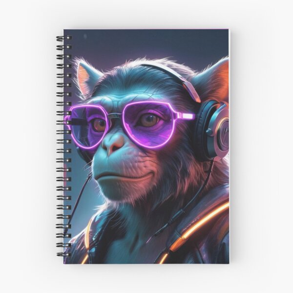 Item preview, Monkey in neon lights designed and sold by ejkaterina.