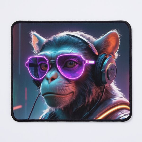 Item preview, Monkey in neon lights designed and sold by ejkaterina.