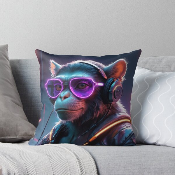 Item preview, Monkey in neon lights designed and sold by ejkaterina.