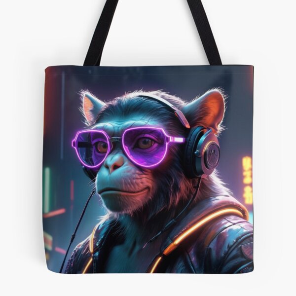 Item preview, Monkey in neon lights designed and sold by ejkaterina.