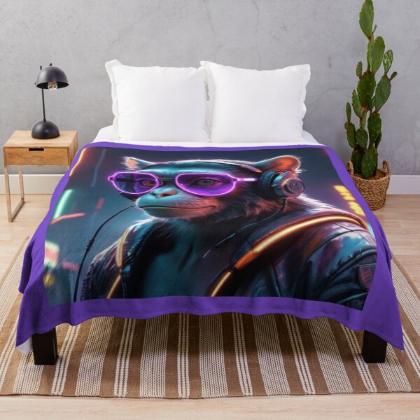 Item preview, Monkey in neon lights designed and sold by ejkaterina.
