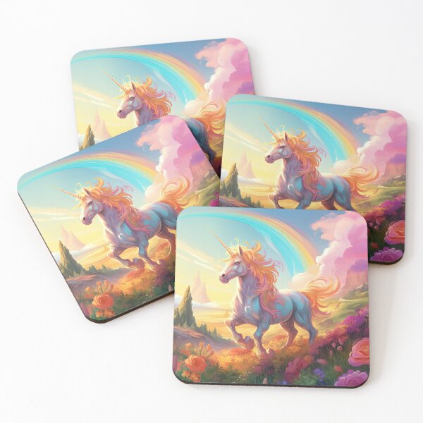Item preview, Beautiful Unicorn Running Through A Colorful Land designed and sold by Martin Morse.
