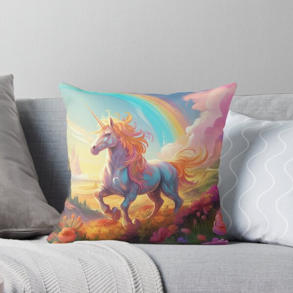 Item preview, Beautiful Unicorn Running Through A Colorful Land designed and sold by Martin Morse.