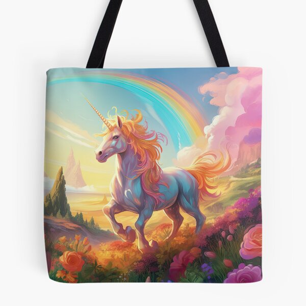 Item preview, Beautiful Unicorn Running Through A Colorful Land designed and sold by Martin Morse.