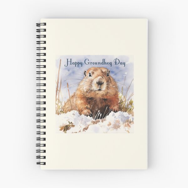 Item preview, Happy Groundhog Day designed and sold by marisaj4488.