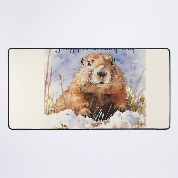 Item preview, Happy Groundhog Day designed and sold by marisaj4488.