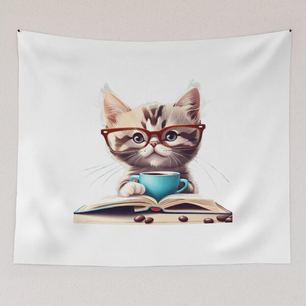 Item preview, Cat Drink Coffee Funny designed and sold by MatthewViews.