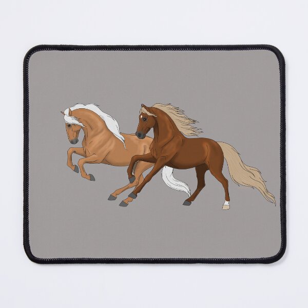 Item preview, Pair of Cantering Andalusian Horses designed and sold by DappledMoon.