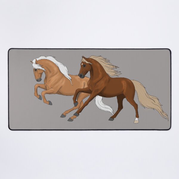 Item preview, Pair of Cantering Andalusian Horses designed and sold by DappledMoon.