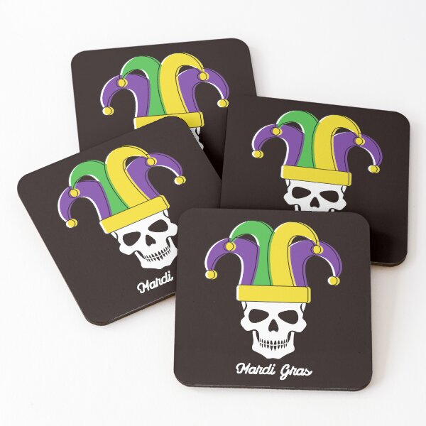 Item preview, Mardi Gras Skull Jester  designed and sold by Seedcap7.