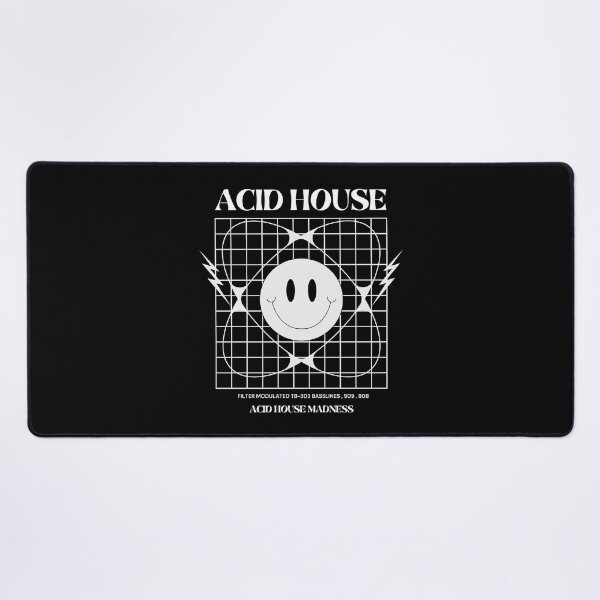 Item preview, ACID HOUSE - 303 Grid Madness (White) designed and sold by Discothreadz.