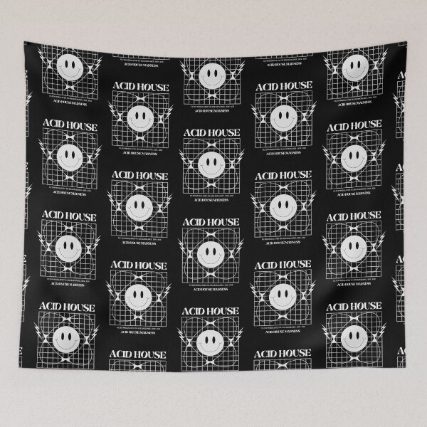 Item preview, ACID HOUSE  - 303 Grid Madness (White)  designed and sold by Discothreadz.