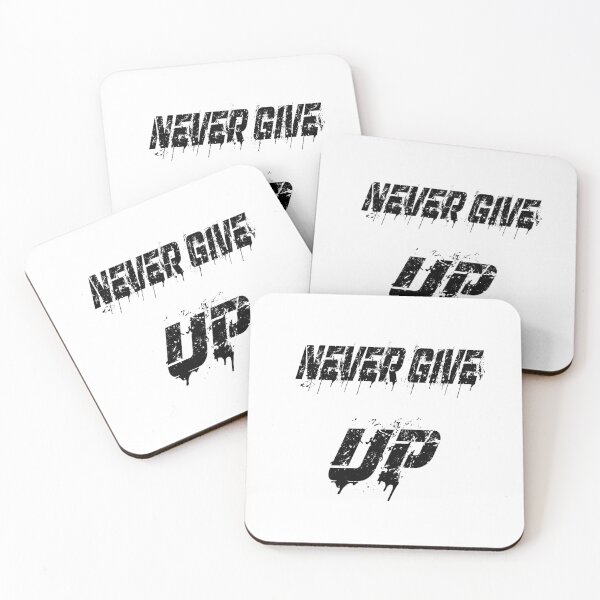 Item preview, Never give up designed and sold by LinkyLankStank.
