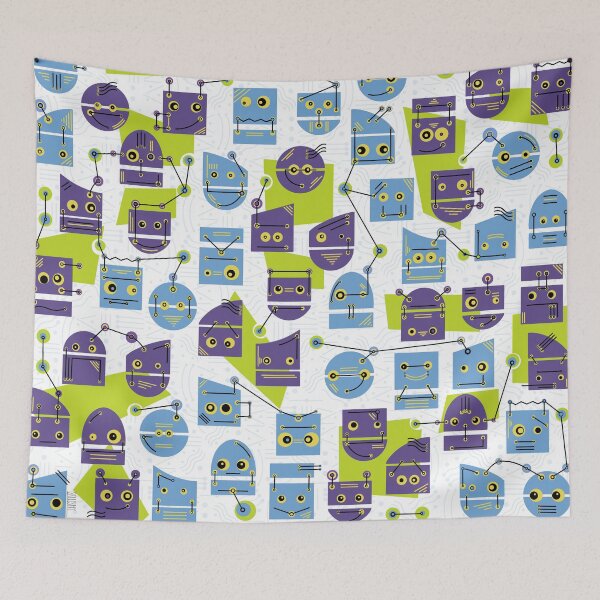 Item preview, Robots Doodle designed and sold by Skuishy.