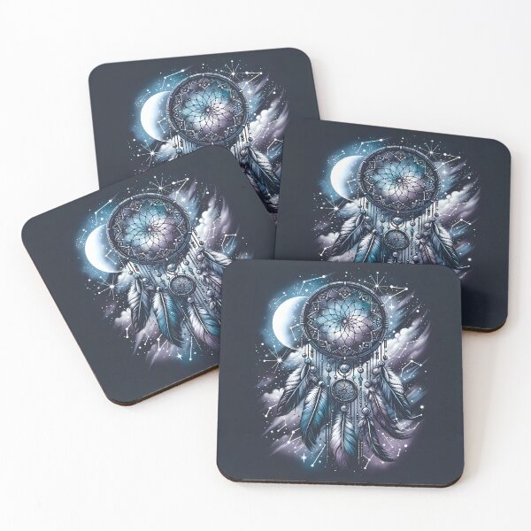 Item preview, Celestial Dreams - Mystical Dreamcatcher Night designed and sold by Bottron9000.