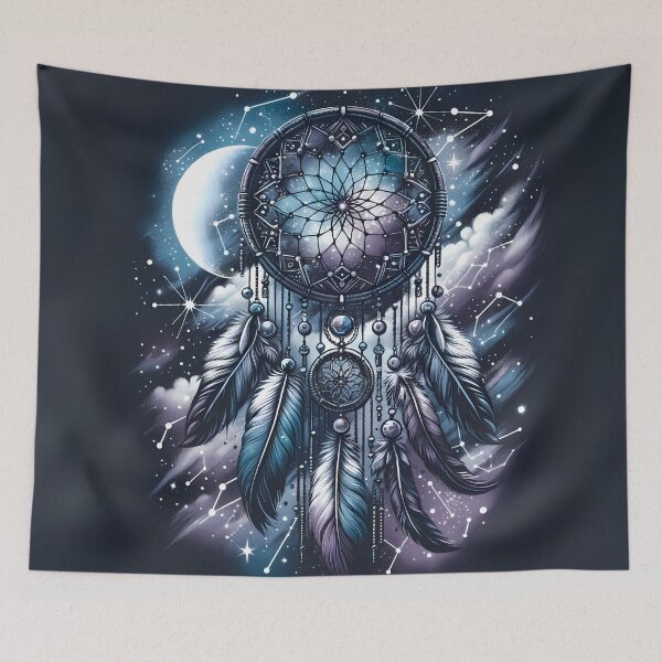 Item preview, Celestial Dreams - Mystical Dreamcatcher Night designed and sold by Bottron9000.