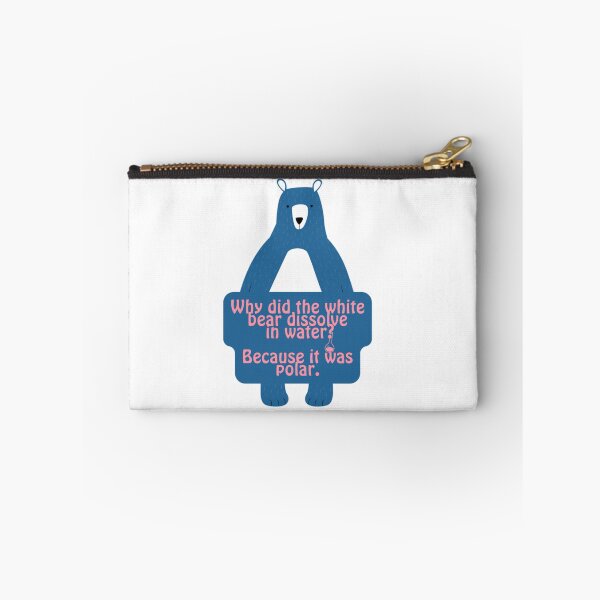 Item preview, Blue Polar Bear Funny Chemistry Joke  designed and sold by prsagar01.