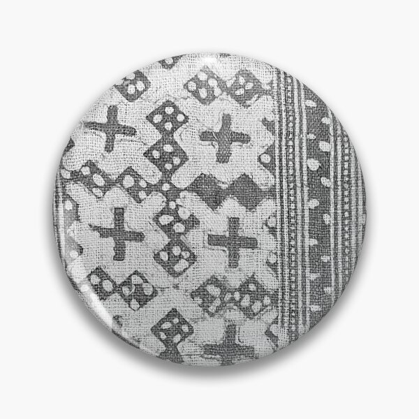 Item preview, Batik wax print grey white designed and sold by Morrisseyfabric.