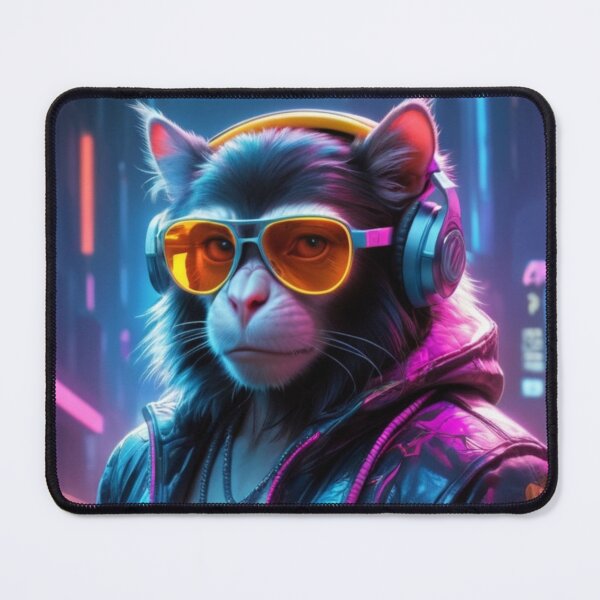 Item preview, Monkey in neon lights designed and sold by ejkaterina.