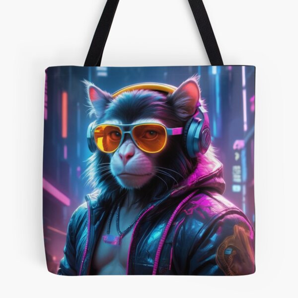 Item preview, Monkey in neon lights designed and sold by ejkaterina.